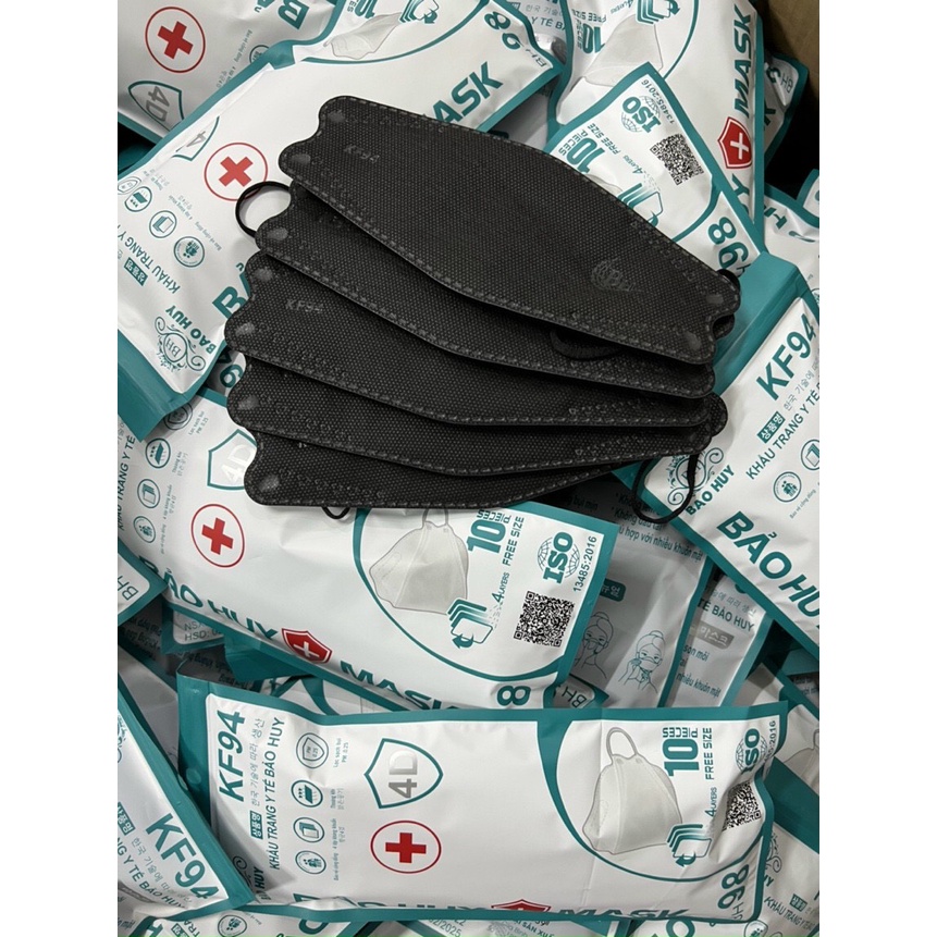 Thùng 300c Khẩu Trang Đen Kf94-Khẩu Trang Cá Màu Đen