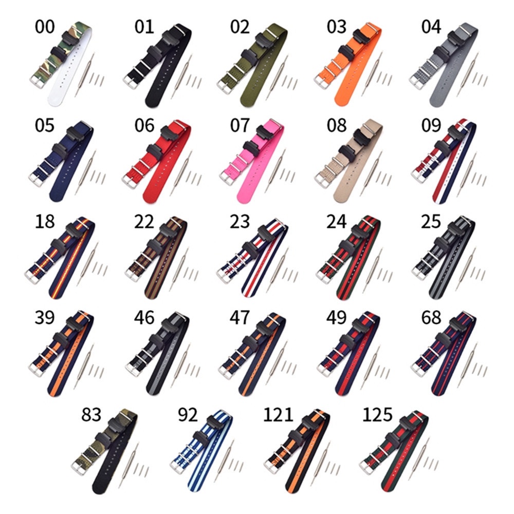 Dây Đeo Nylon Thay Thế Cho Đồng Hồ Casio G-Shock GA-110 / 100 / 120 / 150 / 200 / 400 GD-100 / 110 DW-5600 GW-6900