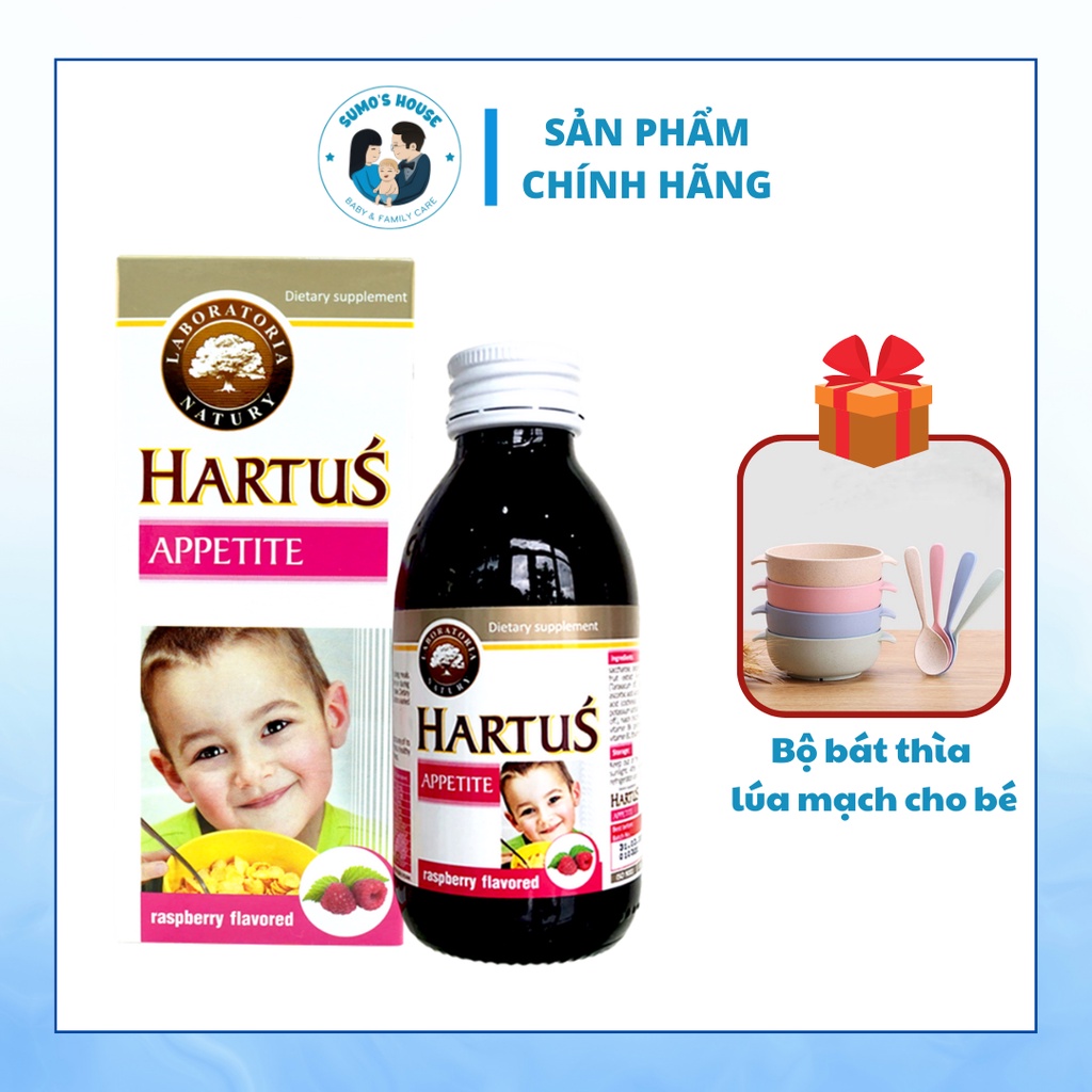Siro Ăn Ngon Cho Bé Hartus Appetite - Cải Thiện Chứng Biếng Ăn Của Trẻ, Giúp Trẻ Tăng Cân Và Phát Triển