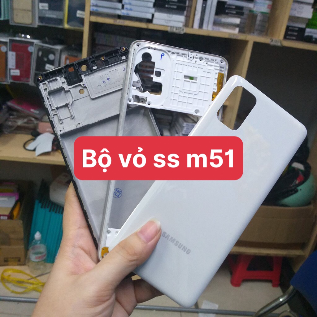 VỎ XƯƠNG BỘ ZIN MỚI ĐIỆN THOẠI SAM SUNG M51-SAM SUNG