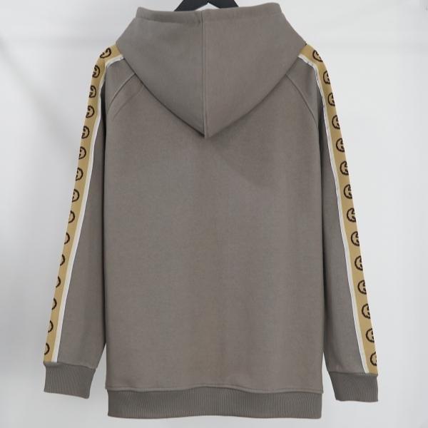 [BEST QUALITY] Áo khoác hoodie form rộng unisex nam nữ GUCCl Stripe vải nỉ bông phong cách streetwear || THE BOX STUDIO