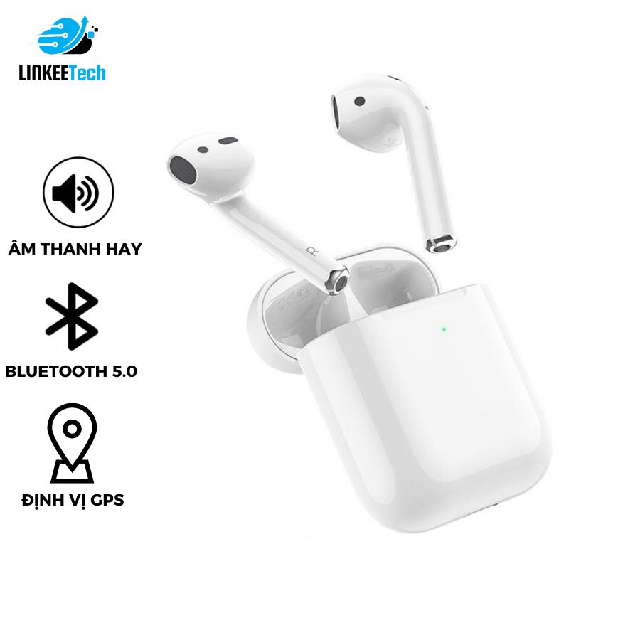 Tai Nghe Bluetooth A2 Không Dây Tự Động Kết Nối Chạm Cảm Thông Minh Ứng Dùng Cho Mọi Dòng ĐT- LinkeeTech