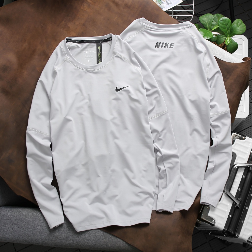 Áo thun thể thao nam tay dài,áo thun thể thao chất liệu poly siêu mát cho các gymmer N011