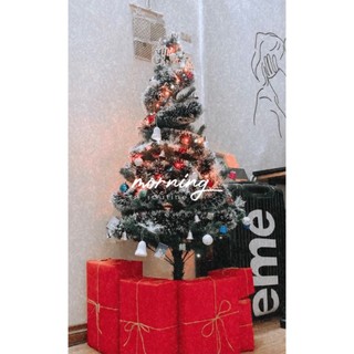(Ship Hỏa Tốc)Combo Cây thông noel 1.5m đầy đủ phụ kiện to đẹp