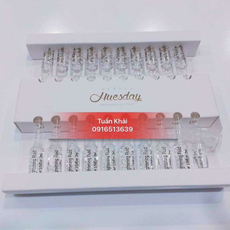 Tinh chất Collagen Eleven Huesday Peptide Ultra Deep Fluid, Dưỡng Trắng, Trẻ Hóa Làn Da - 20 ống