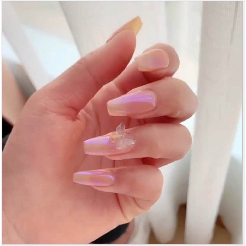 Bột tráng gương ánh trai 6 màu trang trí móng