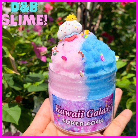 Kawaii Galaxy Cloud Slime 220ml - Slime Mây Siêu Đẹp và Mịn - Slime Mây Galaxy
