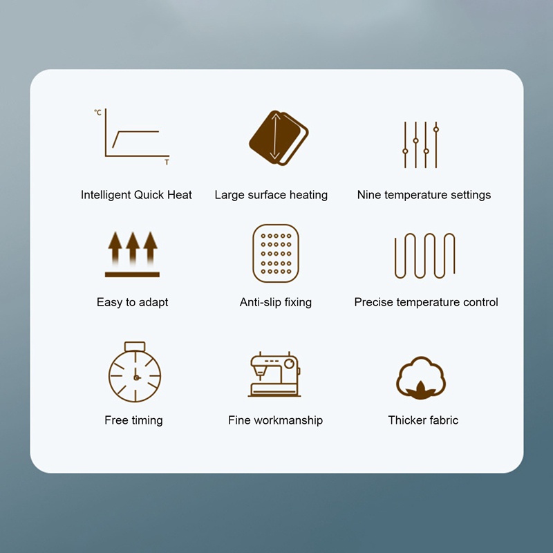 Đệm sưởi ô tô Ghế văn phòng Đệm ấm với cáp USB Làm nóng nhanh Điện mùa đông Ấm áp có thể điều chỉnh nhiệt độ