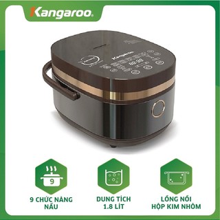 Nồi cơm điện cao tần Kangaroo 1.8 lít KG599N Chính Hãng trưng bày-Lòng nồi bằng hợp kim nhôm 7 lớp