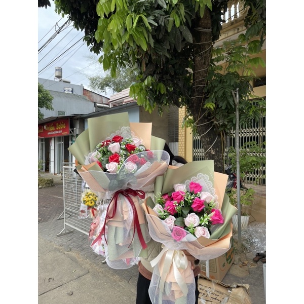 BÓ HOA SÁP HOA LÁ QUÀ TẶNG 20/11