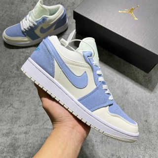 siêu phẩm giày thể thao JD xanh kem cổ thấp, JD MILAN XANH KEM THẤP CỔ mẫu mới ảnh thật tự chụp +freeship fullbox