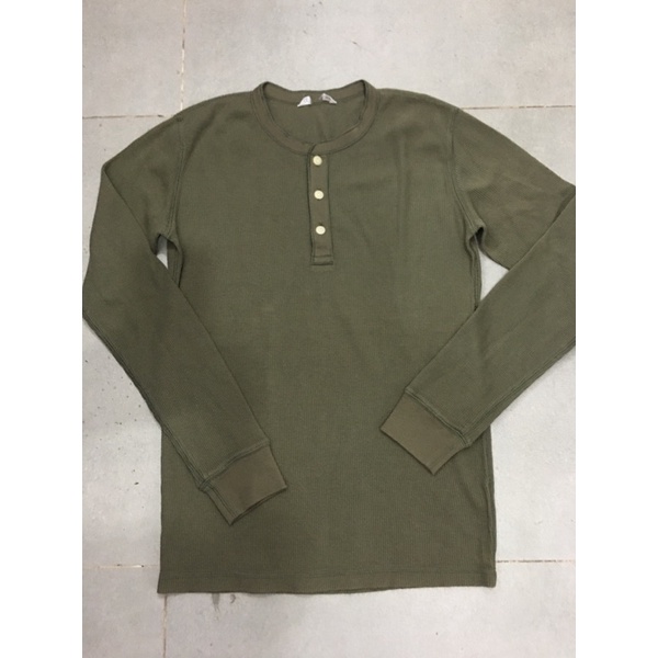 Áo thun gân dài tay nam xuất dư