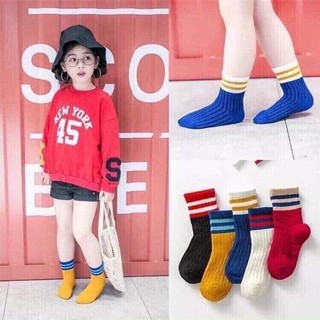 Set 10 đôi tất hươu cao cổ kẻ phong cách hàn quốc