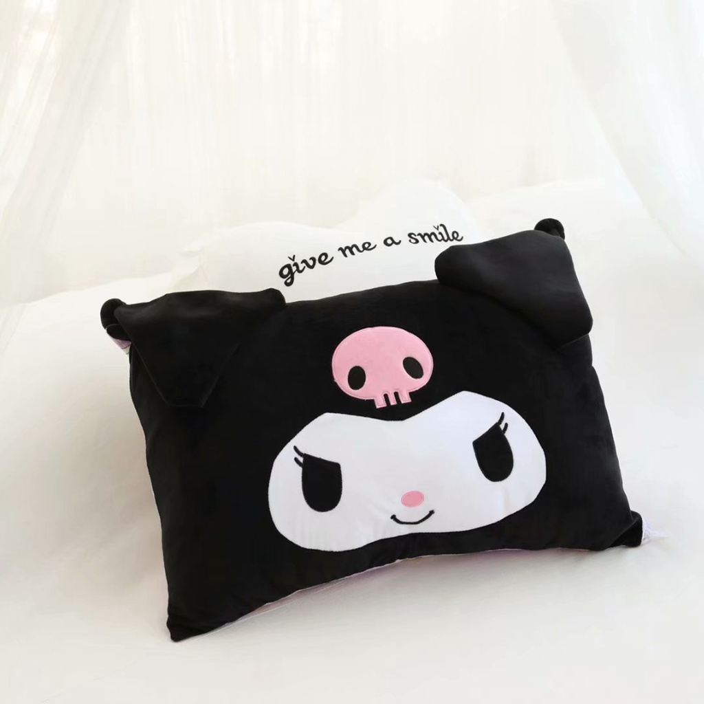 Vỏ Gối Đơn Nhồi Bông Hình Sanrio Hello Kitty mymelody Kuromi LittleTwinStars Dễ Thương Giặt Được Cho Trẻ Em