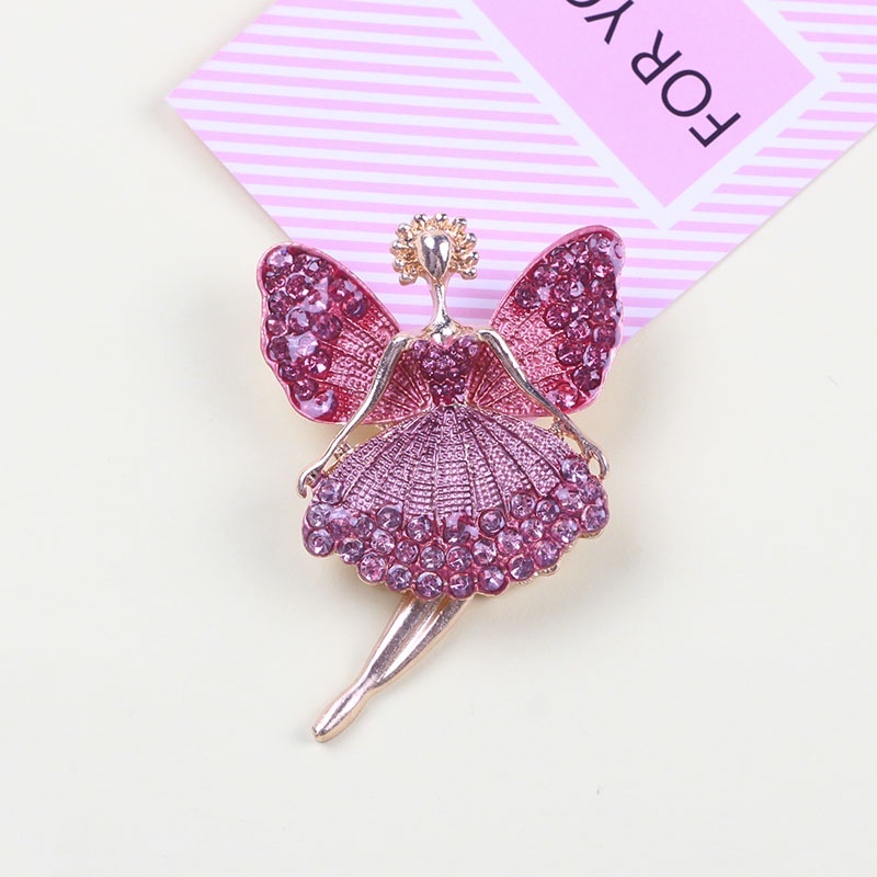 Trâm Cài Áo Hình Thiên Thần Đính Đá Thời Trang Cao Cấp 100 Mảnh Ghép