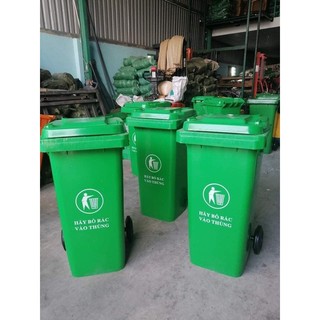 Thùng rác nhựa công cộng 120L (hàng nhập khẩu)