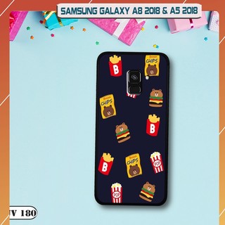 Ốp lưng nhám cho điện thoại Samsung Galaxy A8 Plus
