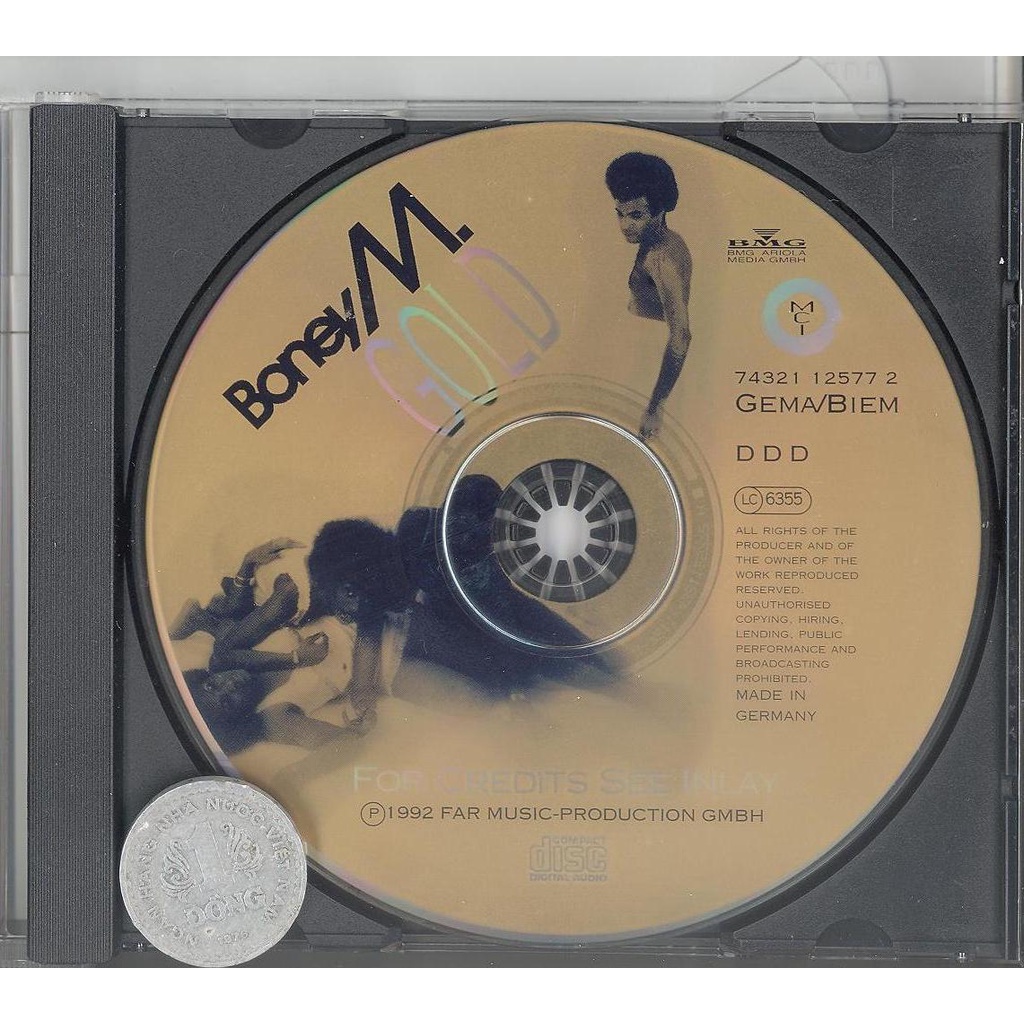 Stereomate - CD gốc: Boney M - Gold - 20 Super Hits