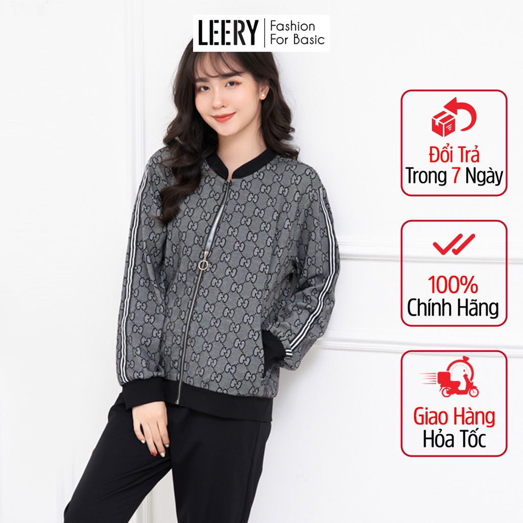 Bộ thể thao nữ thu đông, khóa kéo ullzang Hàn Quốc BTT-02 - LEERY