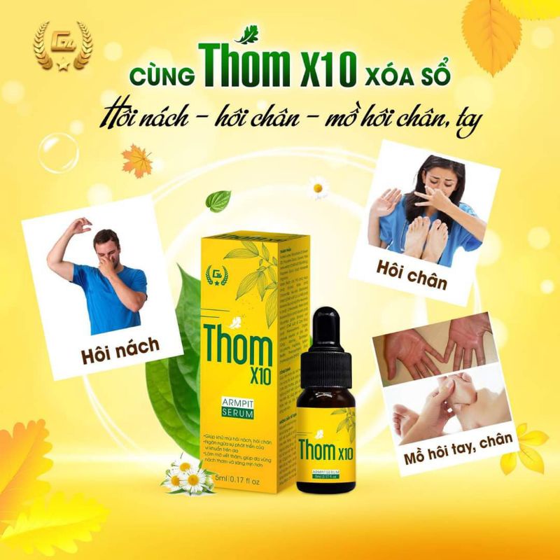 Đặc trị hôi nách, hôi chân