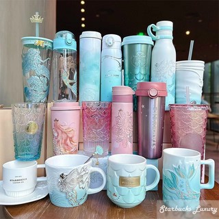 Ly Starbucks chính hãng bộ kỷ niêm Biển Xanh Nàng tiên cá 2022