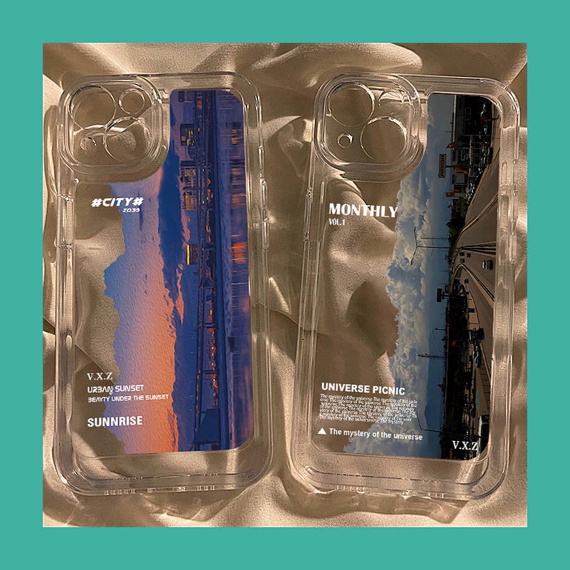 Sunset Landscape Apple 14 Phone Case 13 Iphone12pro New 8se Soft 7plus Silicone Xsmax/11 cQIY