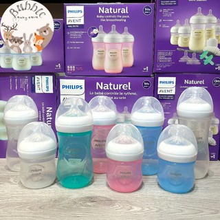 Bình sữa Philips Avent Natural 260ml/125ml núm tuỳ chọn [MẪU MỚI]