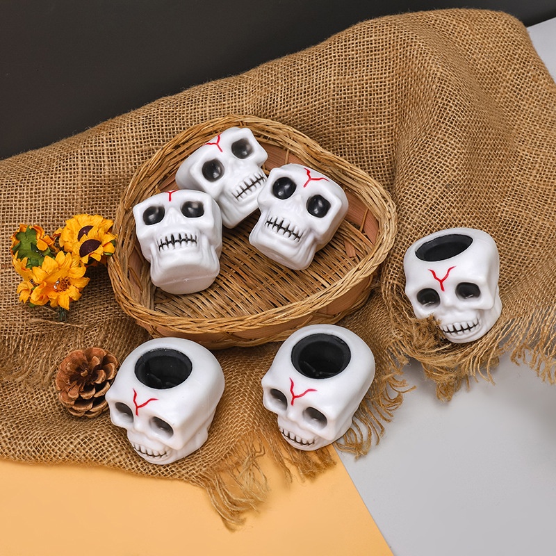 Ly Nước Hình Đầu Lâu Sáng Tạo Vui Nhộn Cho Halloween