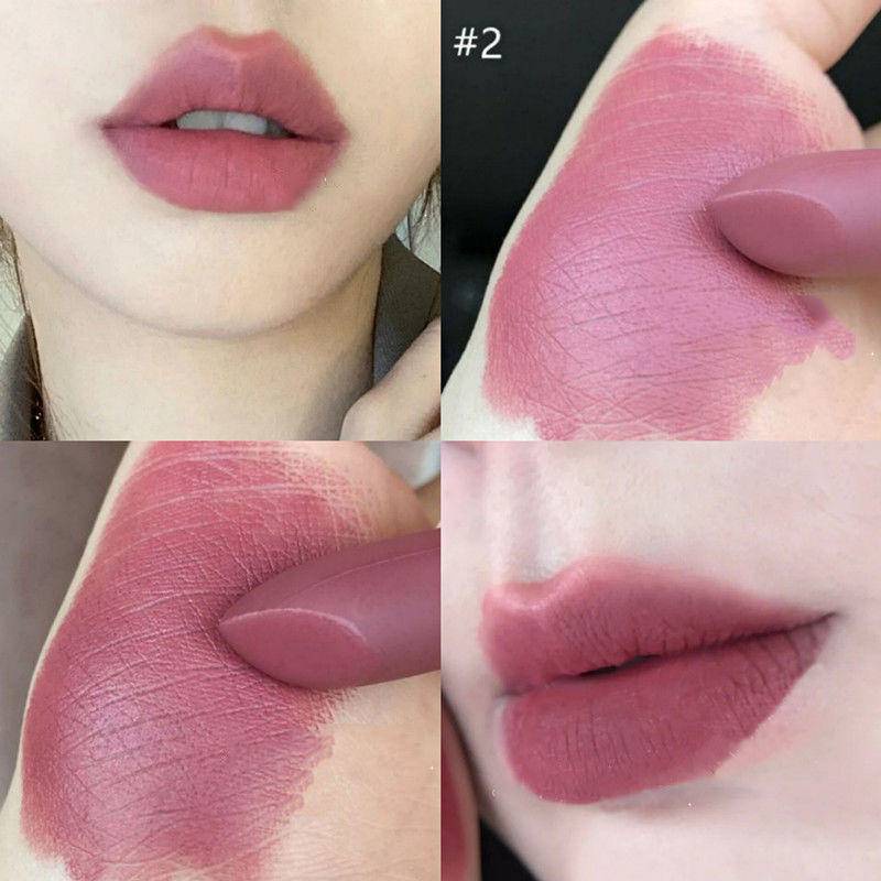 Son Kem Lì Tông Màu Socola Đậm / Xám Đậm / Nâu Trang Điểm Chống Nước Lâu Trôi