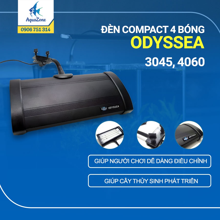 Đèn Odyssea compact 4 bóng (3045, 4060)