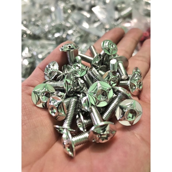 Ốc 5li nhuyễn, ốc 5li xoắn ốc kiểng salaya Inox 304 gắn cho các dòng xe