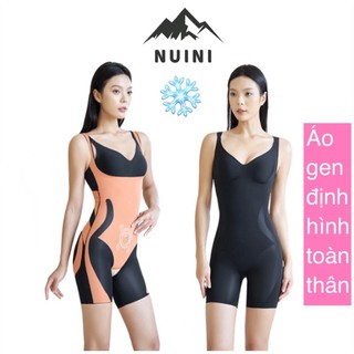 Áo gen định hình toàn thân, áo lót định hình cơ thể gen nịt bụng nâng ngực nâng mông chống gù - Nuini