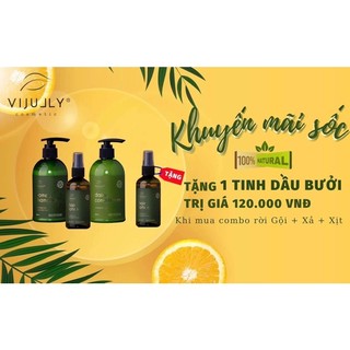 Combo dầu gội tinh dầu bưởi thiên nhiên- Ngăn rụng tóc, kích mọc tóc