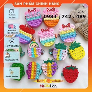 Túi Đeo Chéo Cho Bé Túi POP IT Đeo Chéo Giá Rẻ Cho Bé Gái Giảm căng Thẳng Bóp Bong Bóng