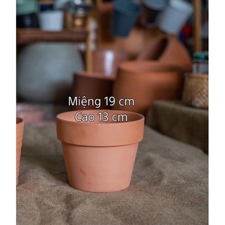 Chậu đất nung 19x13cm