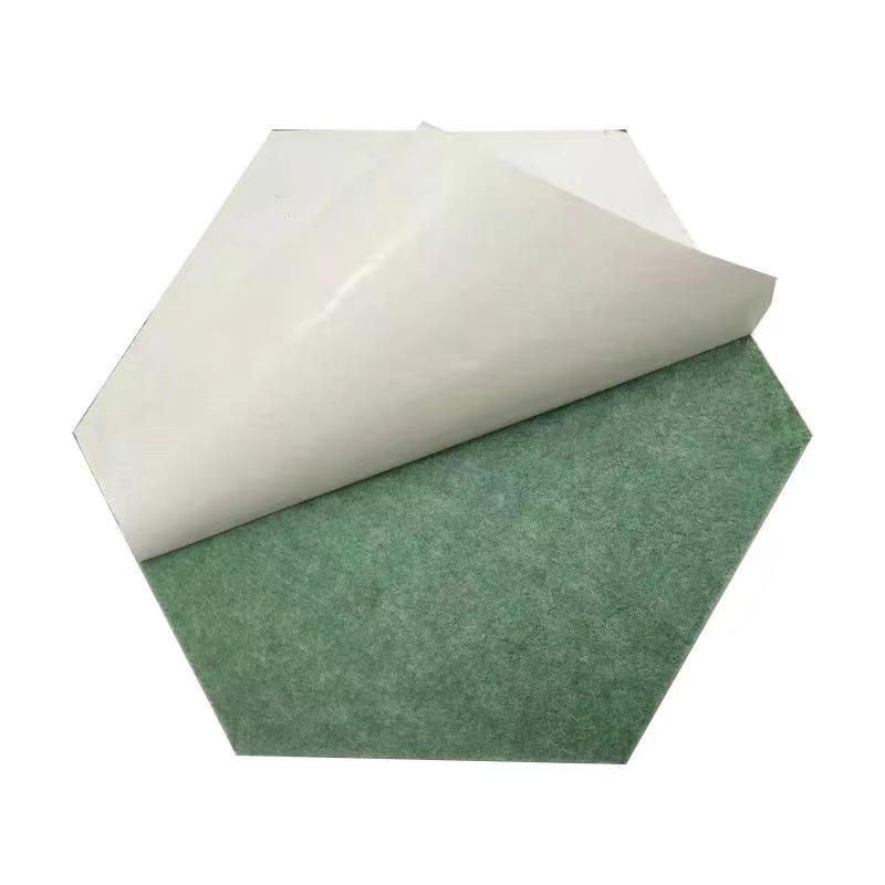 6colors 1Pc Home Living Room Stickers Multipurpose Creative Felt Hexagon Colorful Wall Sticker Decorative Sheet Mural Ornament