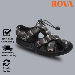 Giày sandal nam Rova RV626 chính hãng sandal bít mũi leo núi