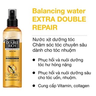 Nước Xịt Dưỡng Tóc Double Rich chai 120ml