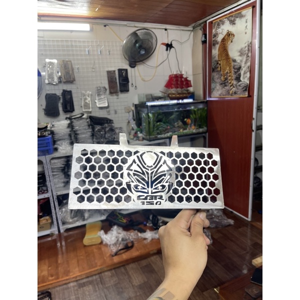 Baor vệ két nước, che két nước CBR150R 2022 inox