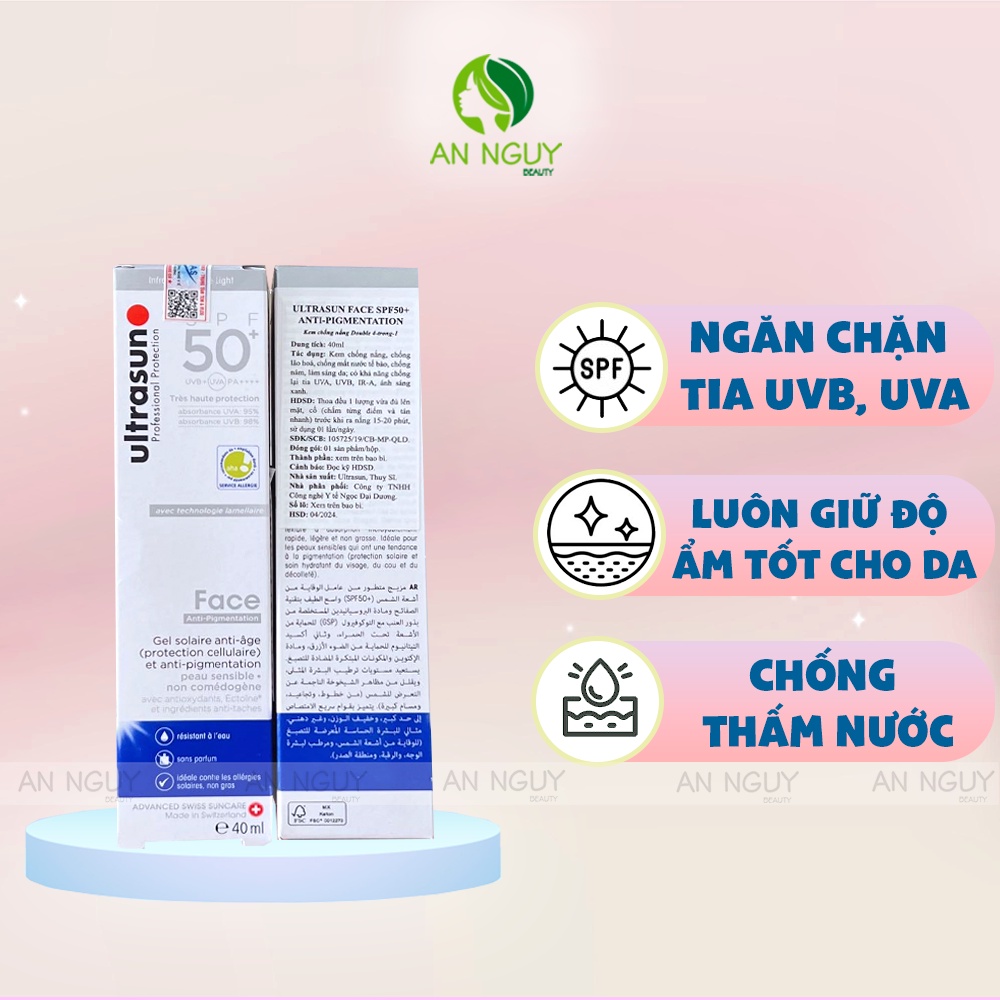 Kem chống nắng Double 4-trong-1 Ultrasun Face SPF50+ Anti-Pigmentation