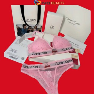 BỘ ĐỒ LÓT NỮ IVO VJ8006 - SET ÁO QUẦN LÓT CALVIN KLEIN CHẤT REN SEXY GỢI CẢM