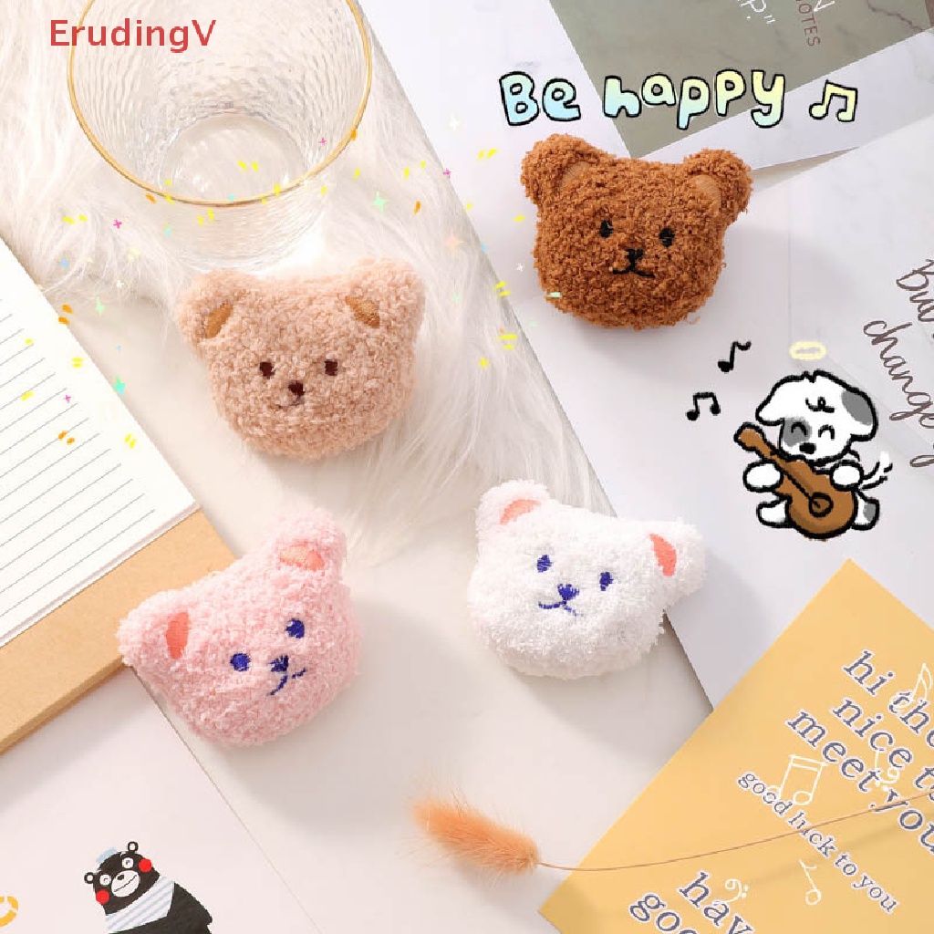 [ErudingV] Ghim Cài Áo Đồng Phục Học Sinh / Mũ / Túi Xách Hình Gấu Bông Mềm Mại Dễ Thương Ngọt Ngào Cho Bé Gái [Mới]