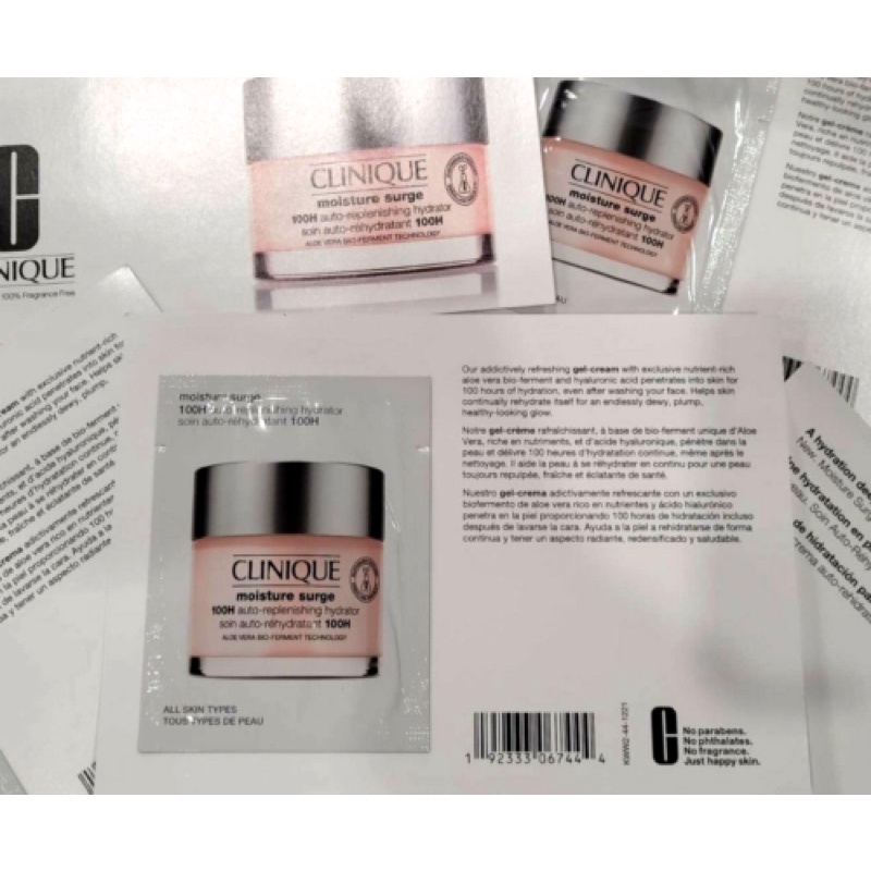 🌸 Clinique Moisture Surge 100H Gel Cream 1ml - Sample kem dưỡng ẩm sâu làm mềm da