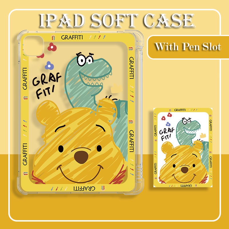 Ốp Máy Tính Bảng Có Khay Đựng Bút Cho iPad 9th 8th 7th iPad Air 5 Air 2 Air3 Air4 9.7 iPad 9 7 gen8 gen9 Air3 Air4 Mini 1 2 3 4 5 6