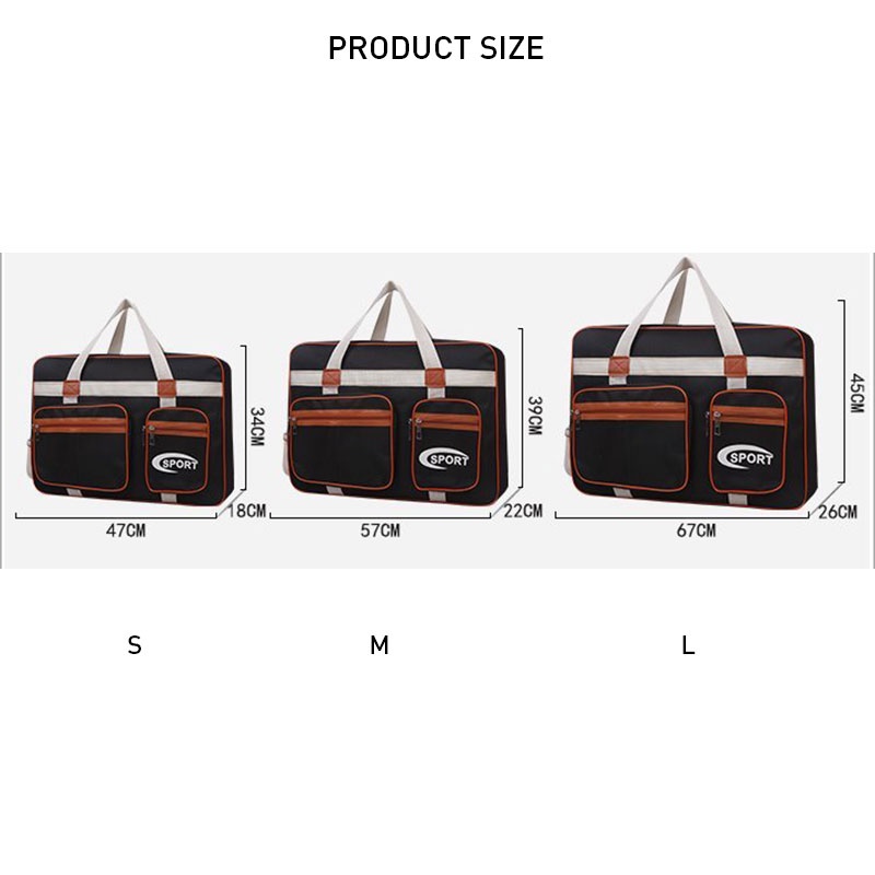 Túi Xách Du Lịch Đeo Vai Sức Chứa Lớn Thời Trang Mới Cho Nam Và Nữ