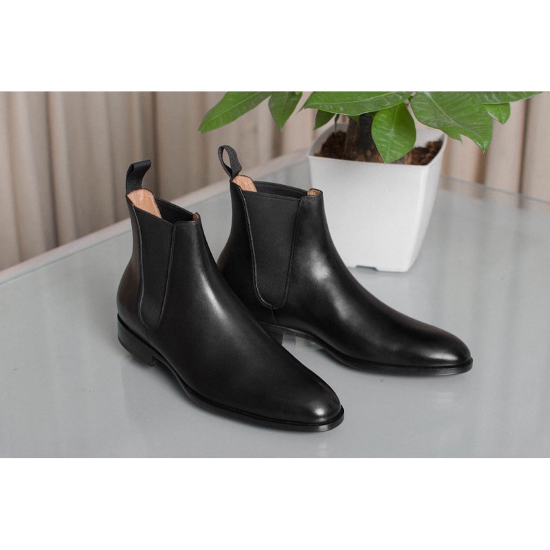 Giày Boot Nam Thời Trang Cao Cấp Chất Liệu Da Bê Nhập Khẩu Thương Hiệu CNES (1A CNS B 99)