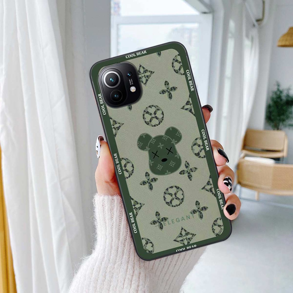 Ốp lưng điện thoại Xiaomi Mi 11 / Mi 11T / Mi 11 Lite fendy, búp bơ rì, kaws thời trang, vỏ ốp thời trang rẻ đẹp