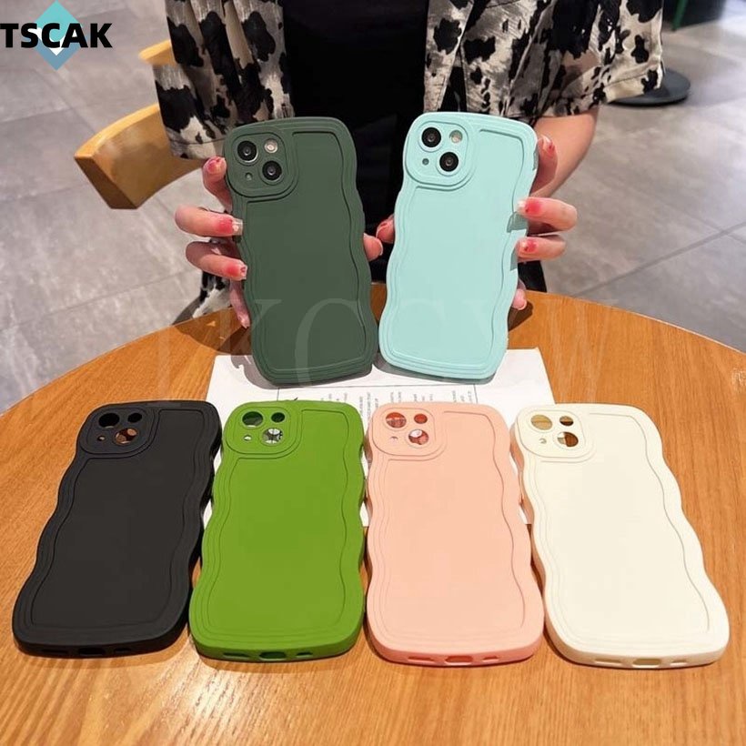 Ốp Điện Thoại Silicon Dẻo Chống Sốc Màu Kẹo Họa Tiết Gợn Sóng Cho Realme Q3 Pro Carnival GT Master Edition GT Neo 2 Neo 3T Q5 Pro