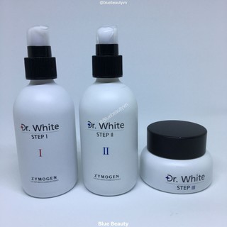 Bộ sản phẩm dưỡng trắng da Zymogen Dr. White Step: Serum, lotion, kem dưỡng chứa Alpha Arbutin