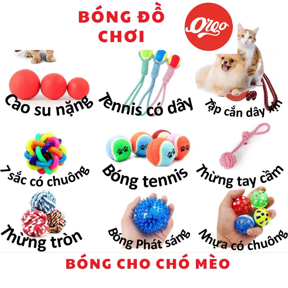 Các loại bóng đồ chơi cho chó mèo Orgo đồ chơi thú cưng